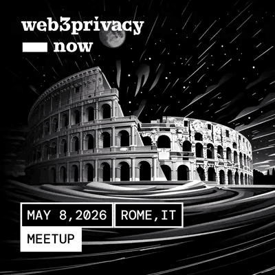 Web3Privacy now Rome Meetup